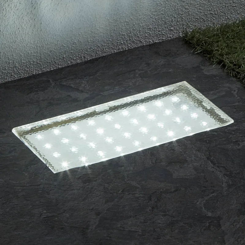 LED-vloerinbouwlamp Walkover, 20 cm van Searchlight in Wit – productfoto