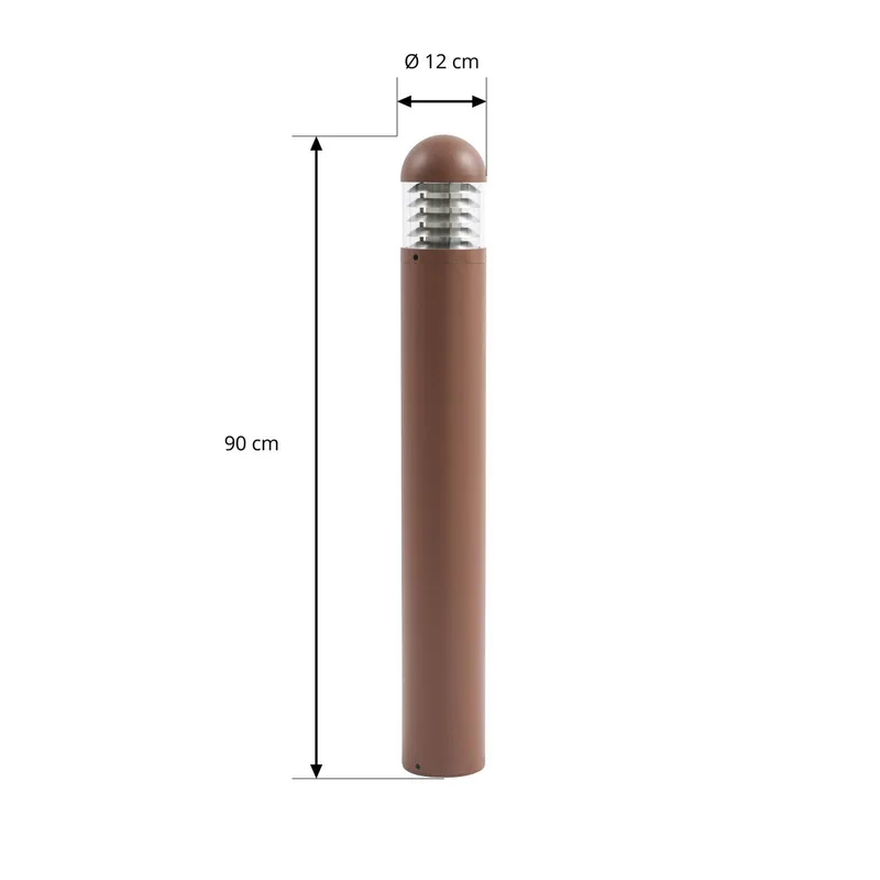 LED wandlamp op batterijen DANISH, uitsteeklengte 25 cm, goudkleurig metaal de Searchlight en Or, Blanc – photo produit