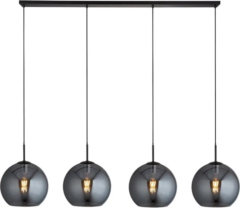 Oldham Hanglamp - Klassiek - 2 jaar garantie fra Searchlight i Smoke – produktbillede