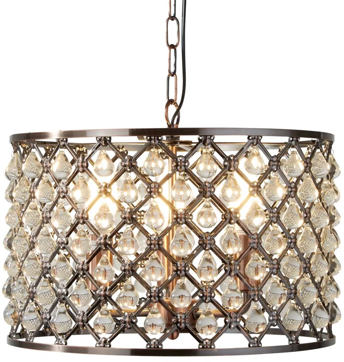 Plafond hanglamp antiek hal kantoor eetkamer woonkamer verlichting de Searchlight en Cuivre – photo produit