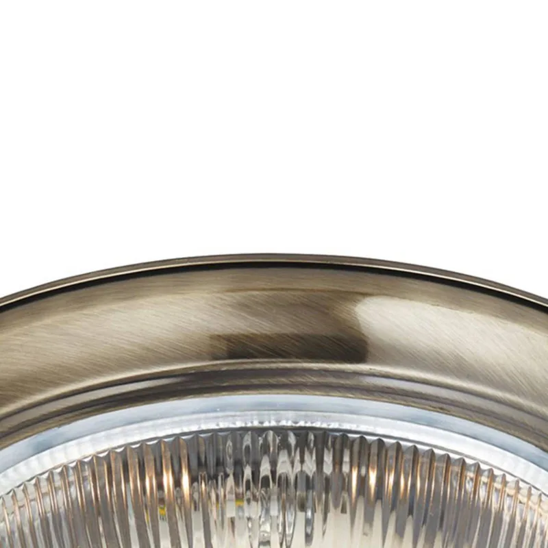 Deckenleuchte American Diner IP44, messing antik von Searchlight in Antiek-messing – Produktfoto