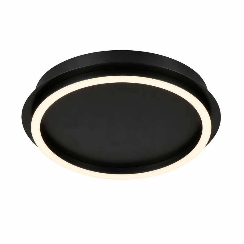 Plafondlamp Stellar Ø 36 cm zwart de Searchlight – photo produit