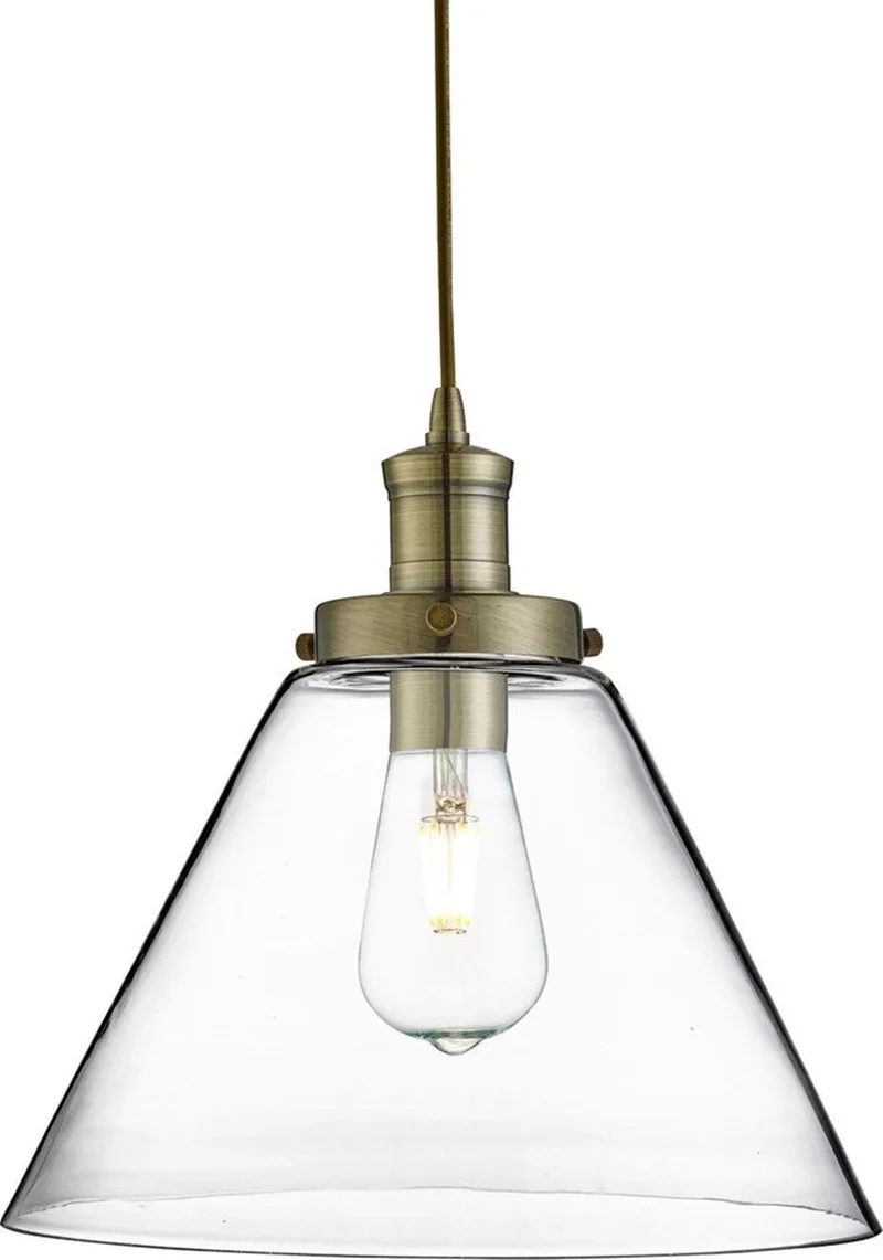 PYRAMID - Hanglamp - 1 lichts - Bruinbrons by Searchlight in Brown, Bronze – product photo