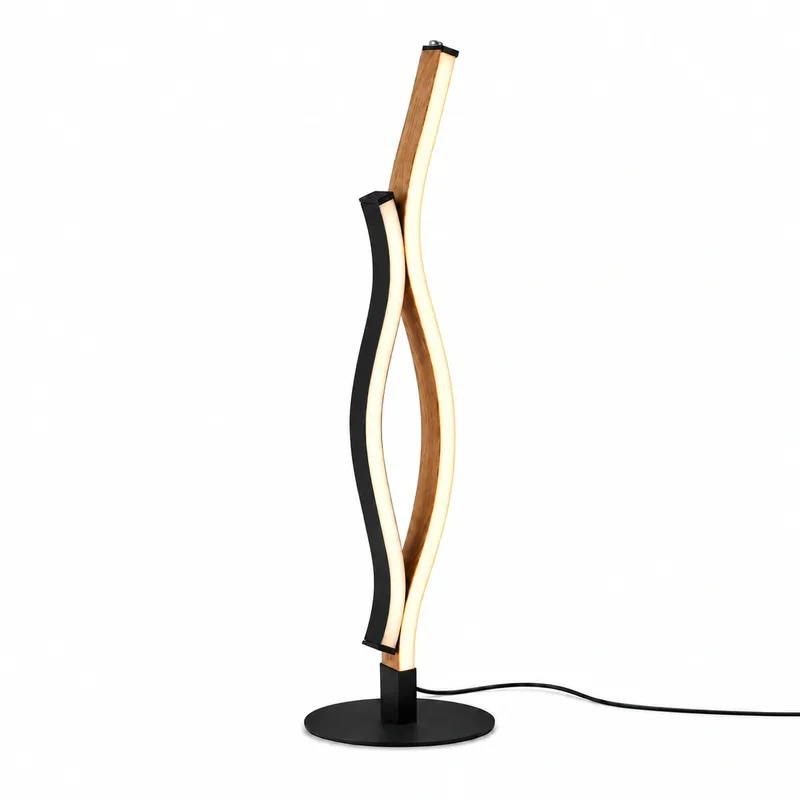 Tafellamp Bloom H 48 cm zwart fra Searchlight – produktbillede