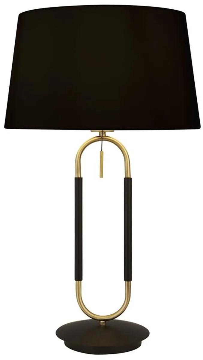 Tafellamp Jazz met goud - EU41431SB von Searchlight in Schwarz – Produktfoto