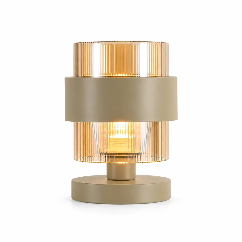 Tafellamp Royal H 36 cm beige fra Searchlight – produktbillede