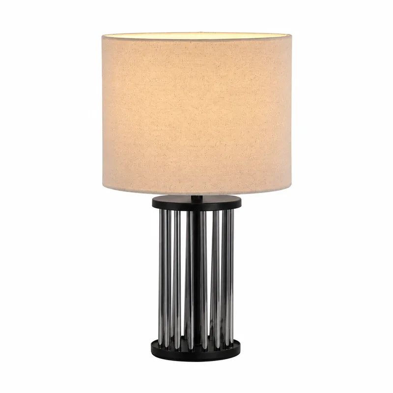 Tafellamp Swizzle H 43 cm zwart de Searchlight – photo produit