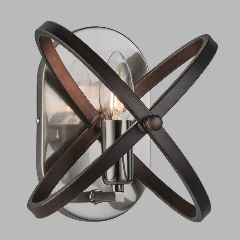 Wandlamp Hoopla, tinkleuren de Searchlight en Gris – photo produit