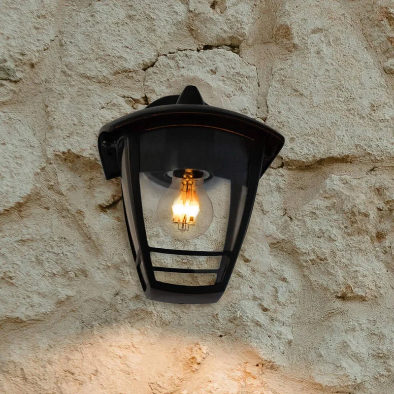 buitenwandlamp Antique down, aluminium, E27 van Segula in Zwart – productfoto