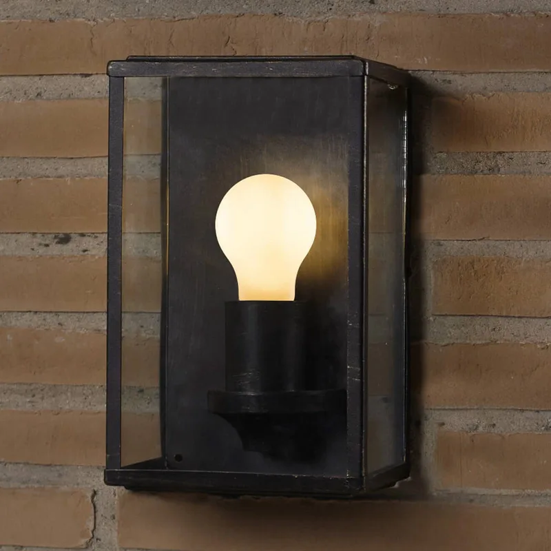 buitenwandlamp Classic, roestvrij staal, E27 von Segula in Schwarz – Produktfoto