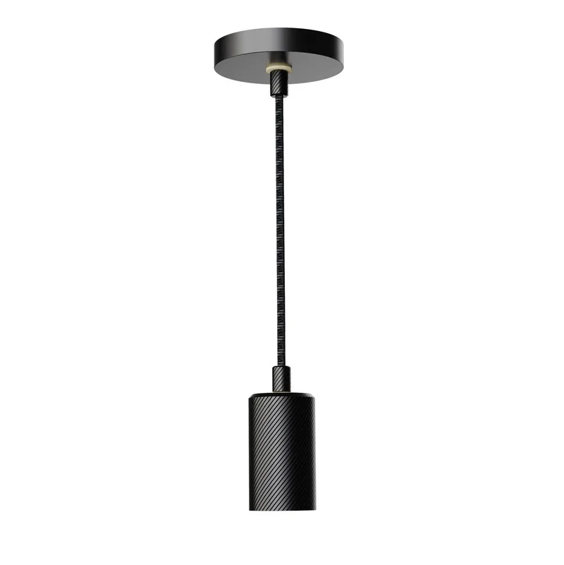 hanglamp Alix Wave, E27, afhanghoogte 400 cm de Segula en Noir – photo produit