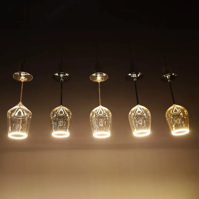 LED lamp Drijvende Rosé Wijn, E27, 5 W 922 dimbaar by Segula in Helder, Gold – product photo