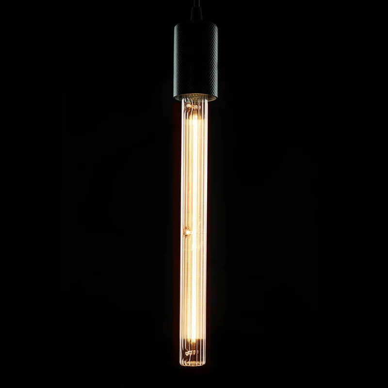 LED lamp E27 T35 4,5W 2.200K geribbeld dimbaar de Segula – photo produit