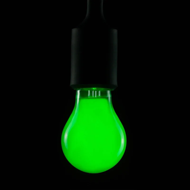 LED lamp, groen, E27, 2 W, dimbaar von Segula – Produktfoto