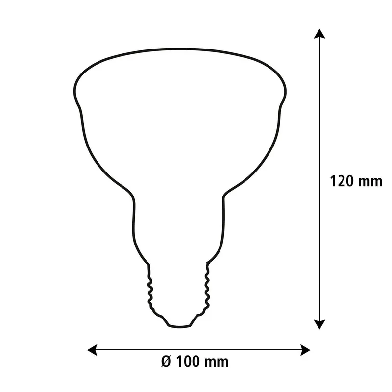 Spot Line LED E27 13W PAR30 ambient-dimbaar 36° Ra95 de Segula en Noir – photo produit