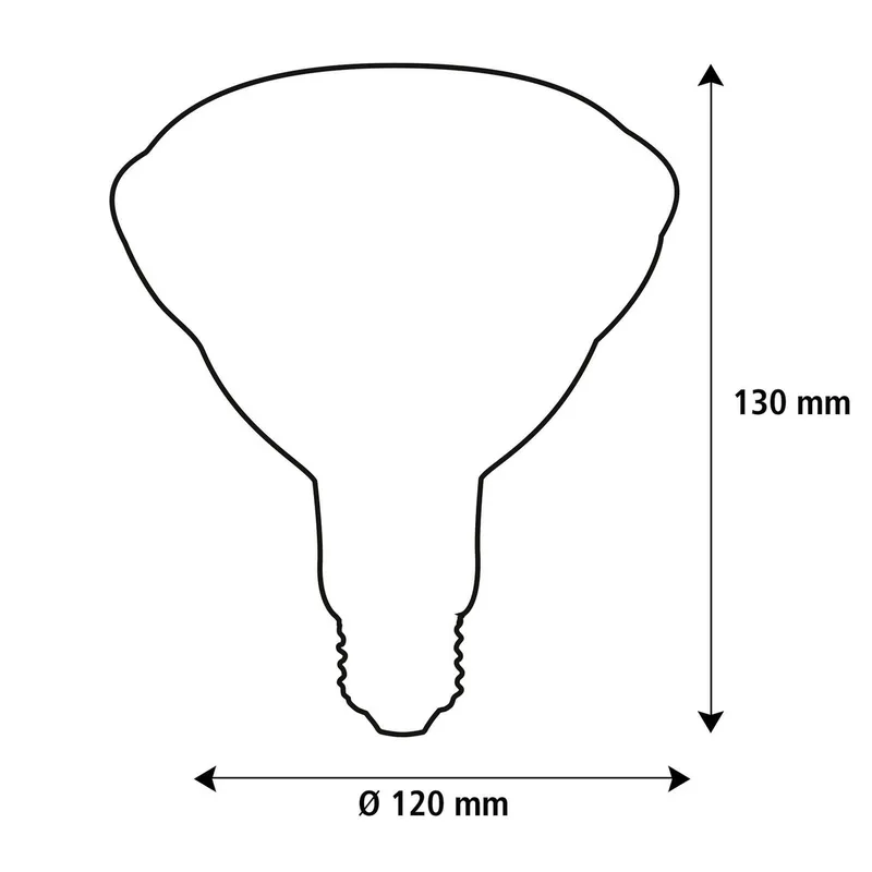 Spot Line LED E27 16W PAR30 ambient-dimbaar 36° Ra95 de Segula en Noir – photo produit