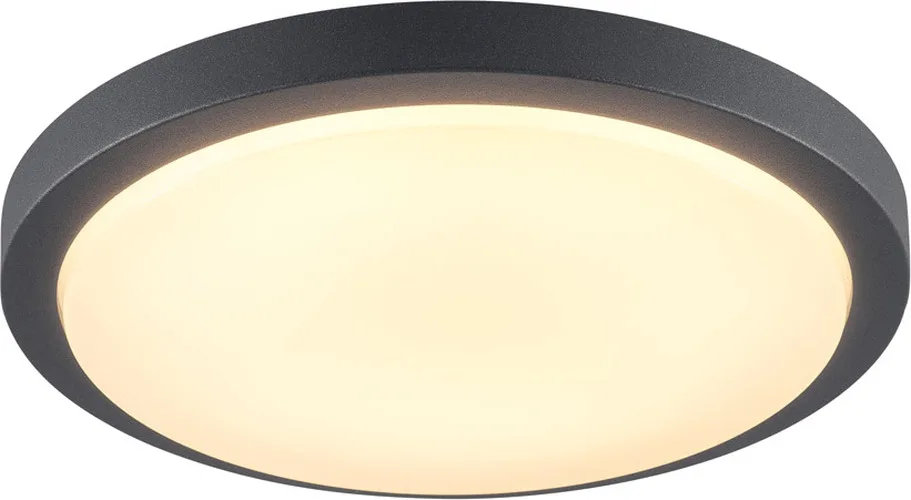 AINOS Deckenleuchte, LED, 3000K, rund, anthrazit, mit Sensor - Wand- und Deckenleuchten de SLV – photo produit