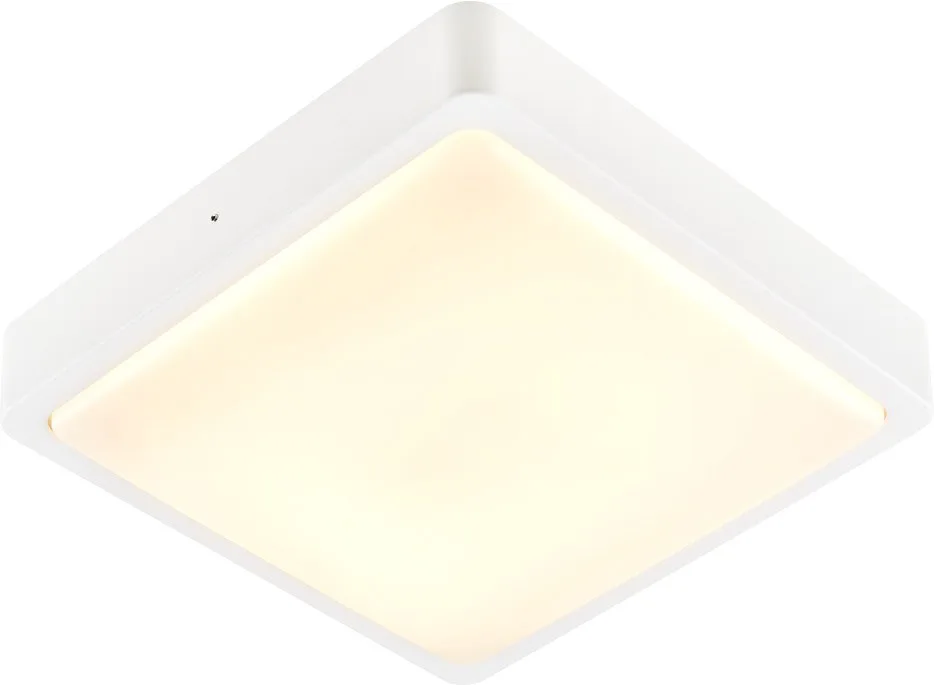AINOS SQUARE, Outdoor LED Wand- und Deckenaufbauleuchte weiß CCT switch 3000K - Stand-, Wand- und Deckenleuchten (Outdoor) de SLV – photo produit