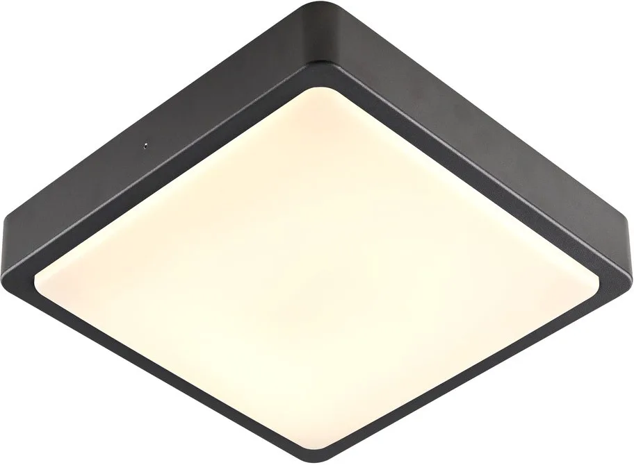 AINOS SQUARE SENSOR, Outdoor LED Wand- und Deckenaufbauleuchte anthrazite CCT switch 3000K - Stand-, Wand- und Deckenleuchten (Outdoor) de SLV – photo produit