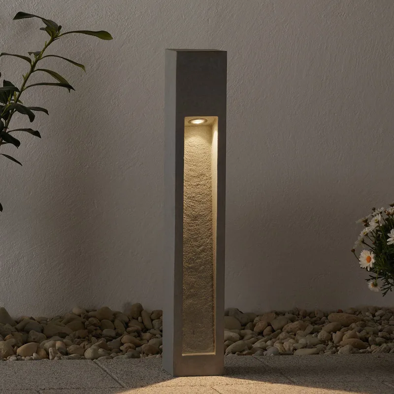 Arrock Stone LED tuinpadverlichting van natuursteen de SLV en Steengrijs – photo produit