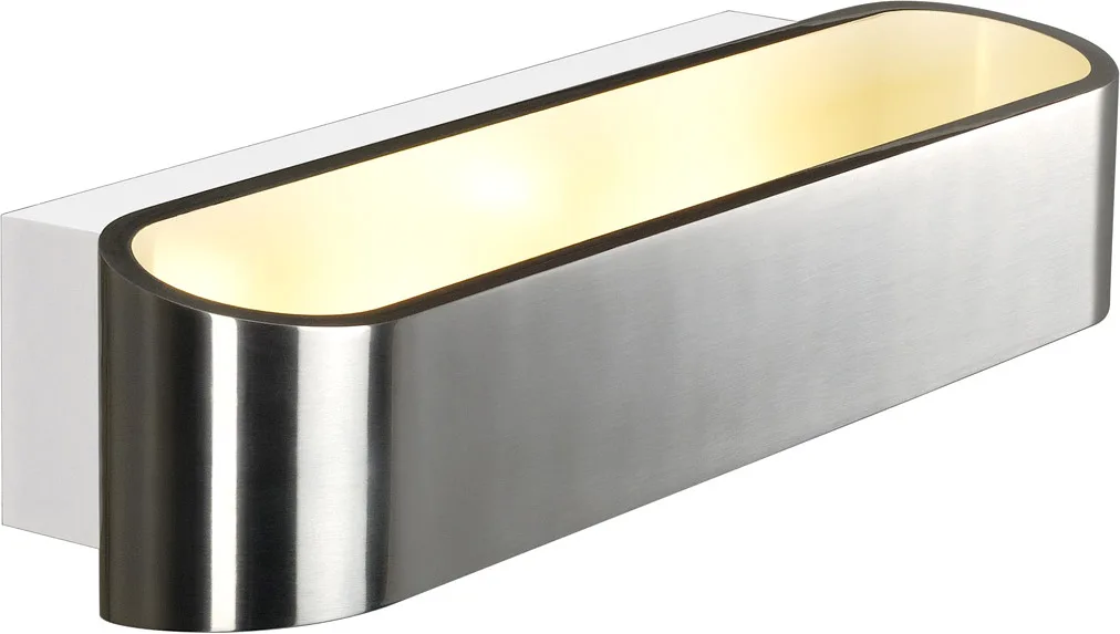 ASSO LED 300 Wandleuchte, oval, alu brushed, 2x5W, 3000K - Wand- und Deckenleuchten de SLV – photo produit