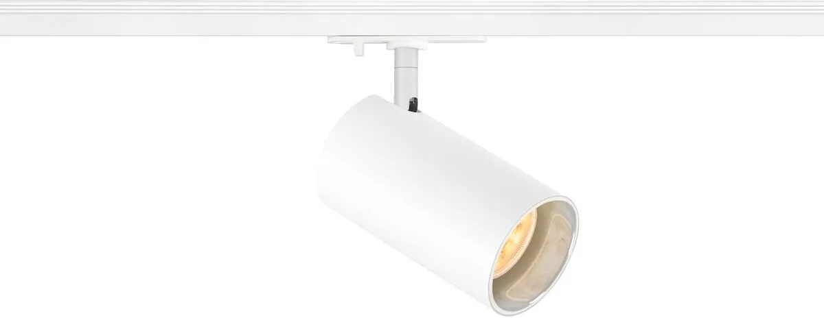 Asto Tube GU10-spot til 1-fase skinne, hvidt fra SLV – produktbillede