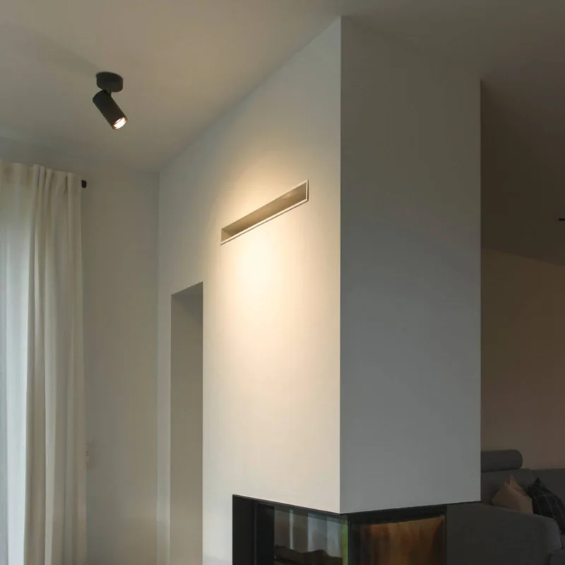 Asto Tube plafondspot GU10 1-lamp de SLV en Noir – photo produit