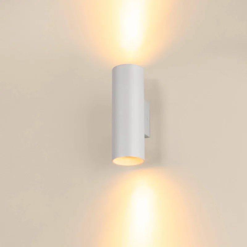 Asto Tube wandlamp, GU10, up/down från SLV i Vit – produktbild