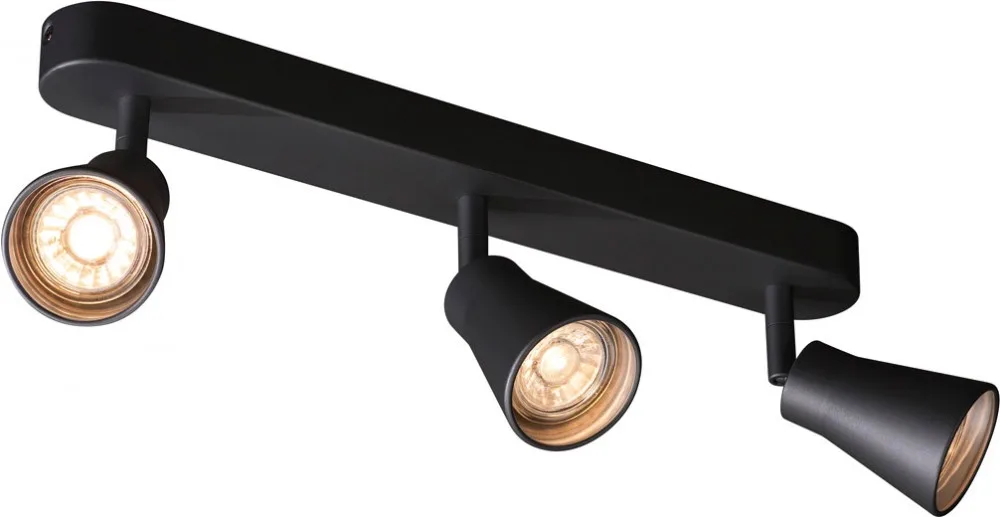 AVO CW Triple, Indoor Wand- und Deckenaufbauleuchte, QPAR51, schwarz - Wand- und Deckenleuchten by SLV – product photo