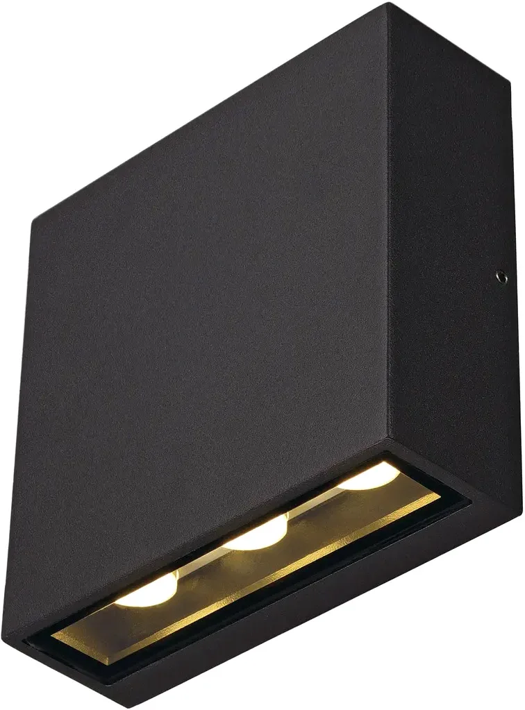 BIG QUAD UP/DOWN WL Wandleuchte, anthrazit - Wand- und Deckenleuchten fra SLV – produktbillede