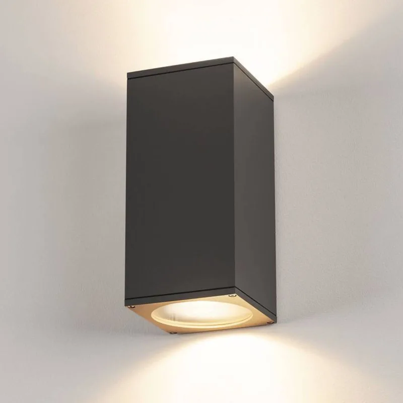 Big Theo buitenwandlamp, 2-lamps fra SLV i Antracit – produktbillede