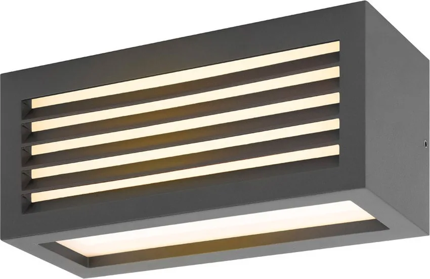 BOX_L, LED Outdoor Wand- und Deckenaufbauleuchte, anthrazit, IP44 - Stand-, Wand- und Deckenleuchten (Outdoor) de SLV – photo produit