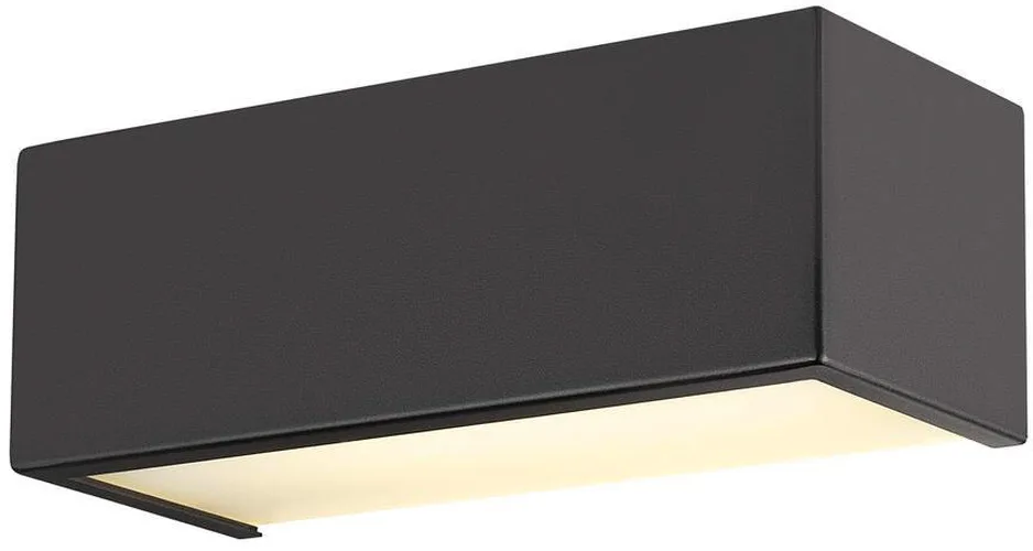 CHROMBO, Wandaufbauleuchte, quadratisch, 3000K, 8 W, PHASE, 120°, schwarz - Wand- und Deckenleuchten von SLV – Produktfoto