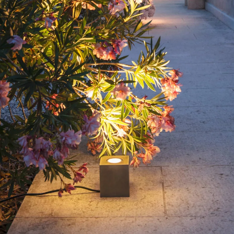 Concreto Square d’Extérieur Lampadaire Grey de SLV en Beton grijs – photo produit