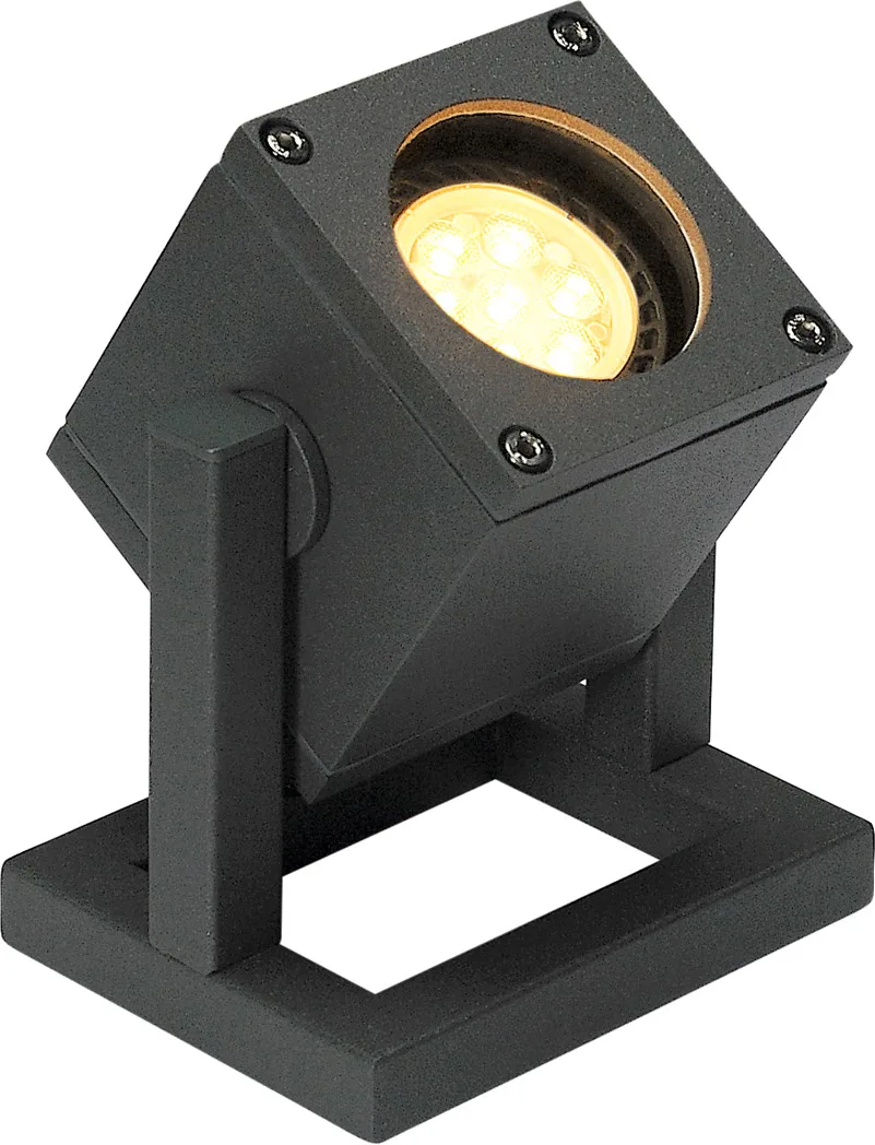 CUBIX 1 Outdoor Standleuchte, QPAR51, IP44, anthrazit, 25W - Stand-, Wand- und Deckenleuchten (Outdoor) de SLV – photo produit