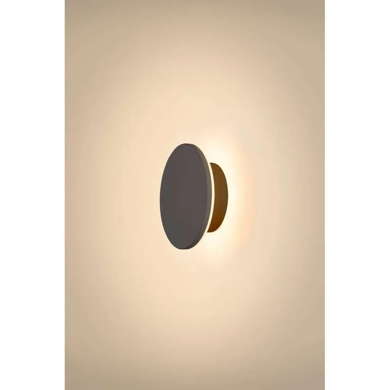 D-Ring Wandleuchte Up/Down S IP65 Black von SLV – Produktfoto