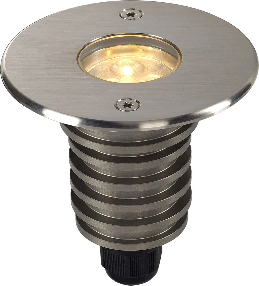 DASAR LED HV Bodeneinbau- leuchte, rund, Edelstahl 316, 6W, 3000K, 230V, I - Einbauleuchten (Outdoor) de SLV – photo produit