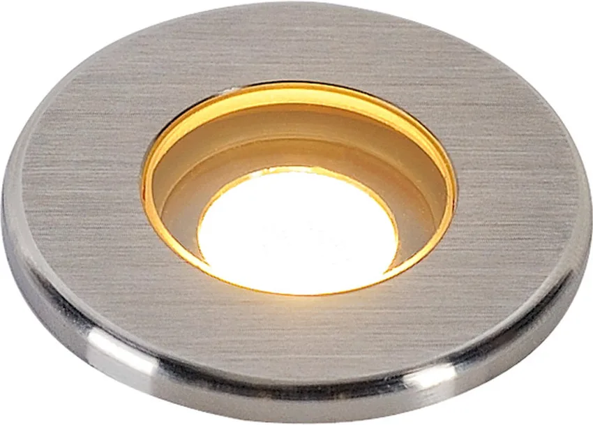 DASAR LED MINI, Bodeneinbau- leuchte, rund, Edelstahl 316, 2W, 3000K, 12-2 - Einbauleuchten (Outdoor) de SLV – photo produit