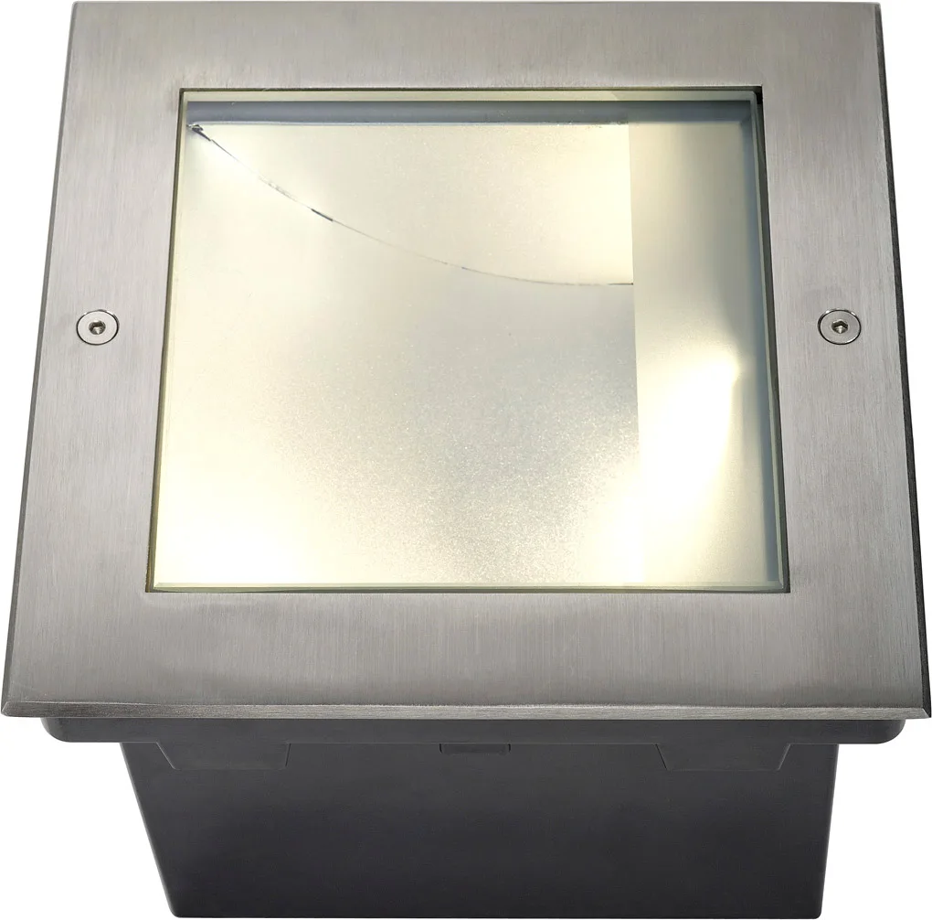 DASAR LED SQUARE Bodeneinbau- leuchte, asymmetrisch, Edel- stahl 316, 28W, - Einbauleuchten (Outdoor) de SLV – photo produit