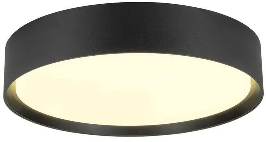 DECONA 30 CL, PHASE, Deckenaufbauleuchte, rund, 3000/4000K, 17 W, schwarz - Wand- und Deckenleuchten van SLV – productfoto