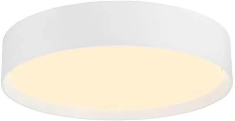 Decona Wand en Plafondlamp Aluminium Wit Rond 18W 1600lm - 930 Warm Wit | IP44 - Beste Kleurweergave - Dimbaar. de SLV en Blanc – photo produit