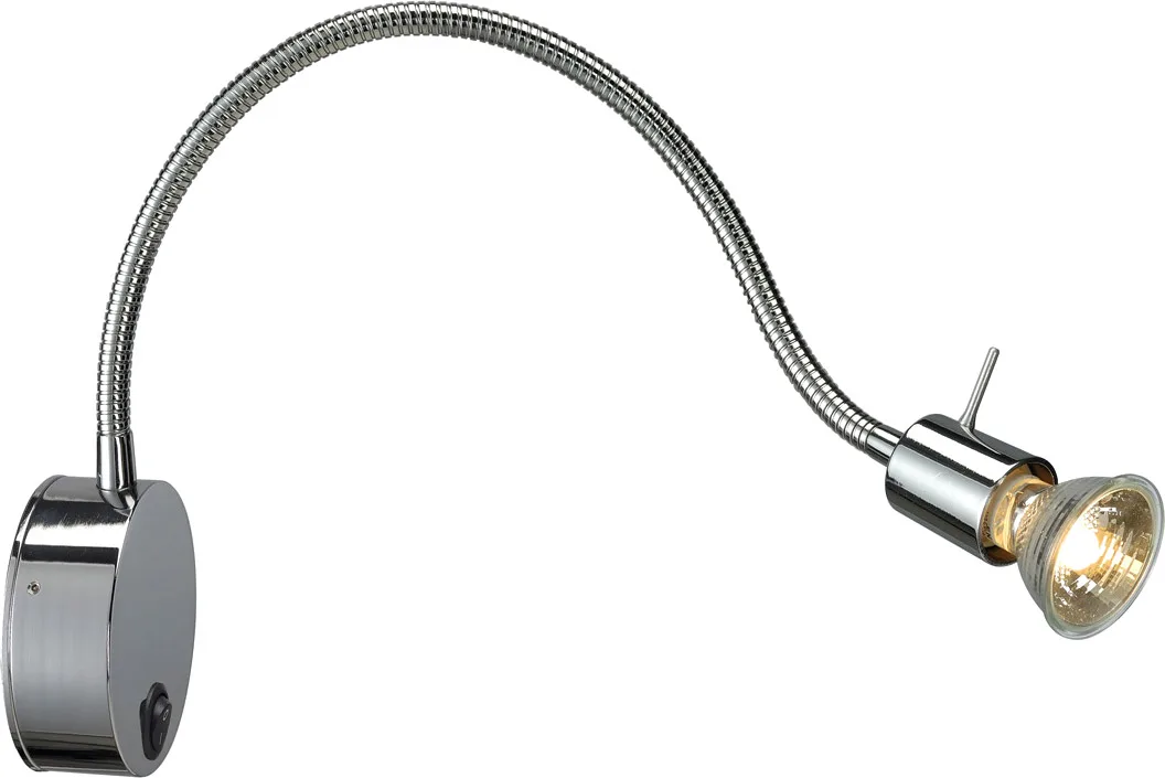 DIO FLEX PLATE Wandleuchte, chrom, GU10, max. 50W - Wand- und Deckenleuchten fra SLV – produktbillede