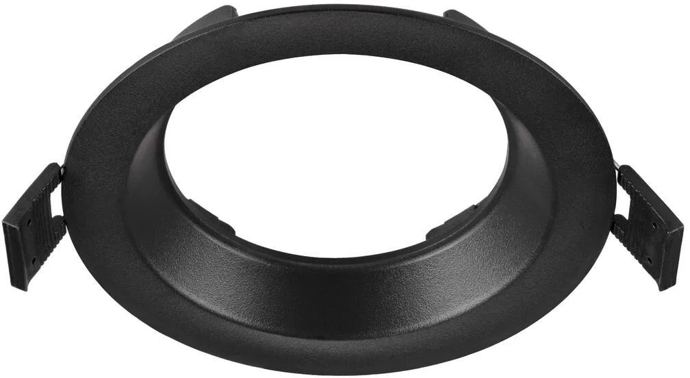 DOWNLIGHT V 100, leicht versenkte Abdeckung schwarz - Einbauringe by SLV – product photo