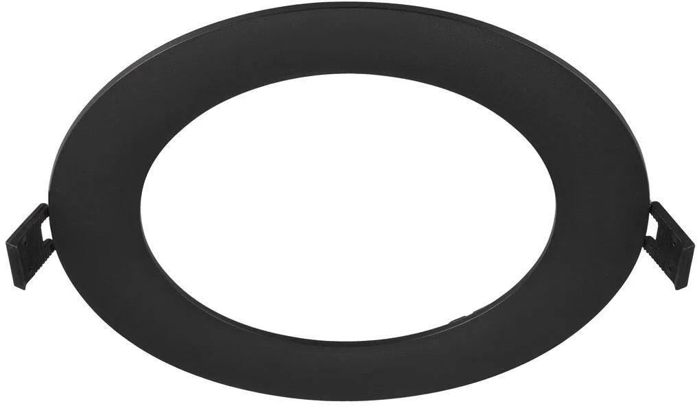 DOWNLIGHT V 150, flache Abdeckung schwarz - Einbauringe by SLV – product photo