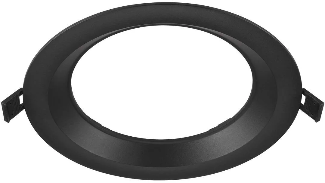 DOWNLIGHT V 150, leicht versenkte Abdeckung schwarz - Einbauringe by SLV – product photo