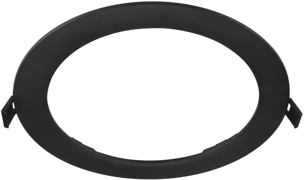 DOWNLIGHT V 200, flache Abdeckung schwarz - Einbauringe fra SLV – produktbillede