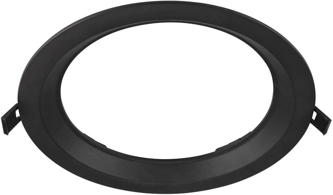 DOWNLIGHT V 200, leicht versenkte Abdeckung schwarz - Einbauringe de SLV – photo produit