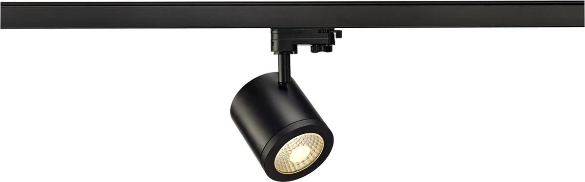ENOLA_C 9 Spot, rund, schwarz, 9W, 3000K, 55°, inkl. 3P.-Adapter - Leuchten mit 3 Phasen Adapter 230V de SLV – photo produit