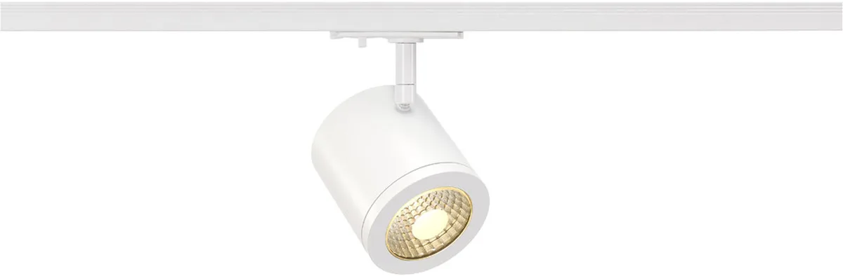 ENOLA_C Spot, rund, weiss, 9W LED, 3000K, 55°, inkl. 1P.-Adapter - Leuchten mit 1 Phasen Adapter by SLV – product photo