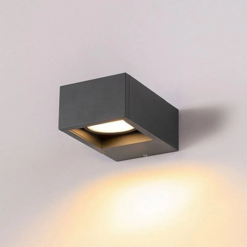Eskina Frame LED buitenwandlamp 1-lamp CCT von SLV in Anthrazit – Produktfoto